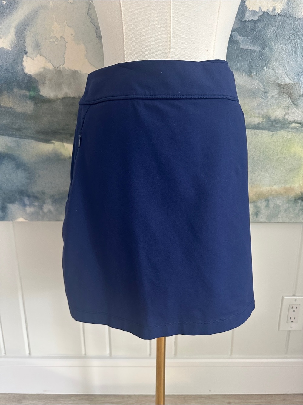 Tommy Bahama  M  Navy Performance A-Line Skort with pockets